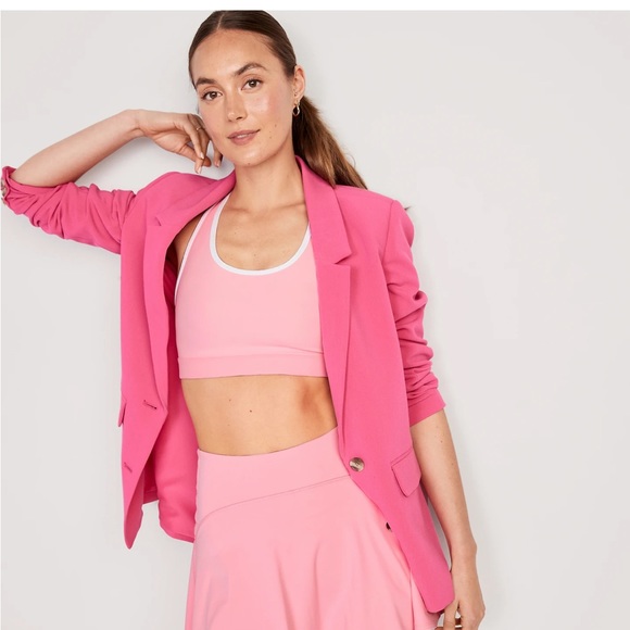 NWT OLD NAVY High-Waisted PowerSoft Mini Skort Color: Anemone Pink SIZE LARGE - Picture 6 of 12